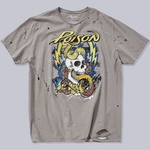 Poison Graphic Distressed Tee